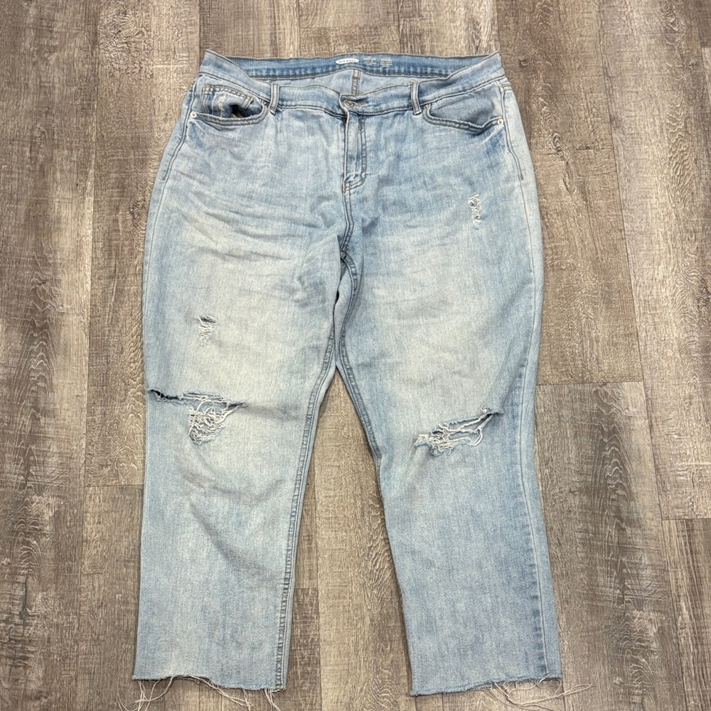 Old Navy Light Blue Straight Leg Women's Jeans
